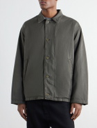 A.PRESSE - US Navy N-4 Deck Cotton-Herringbone Jacket - Green