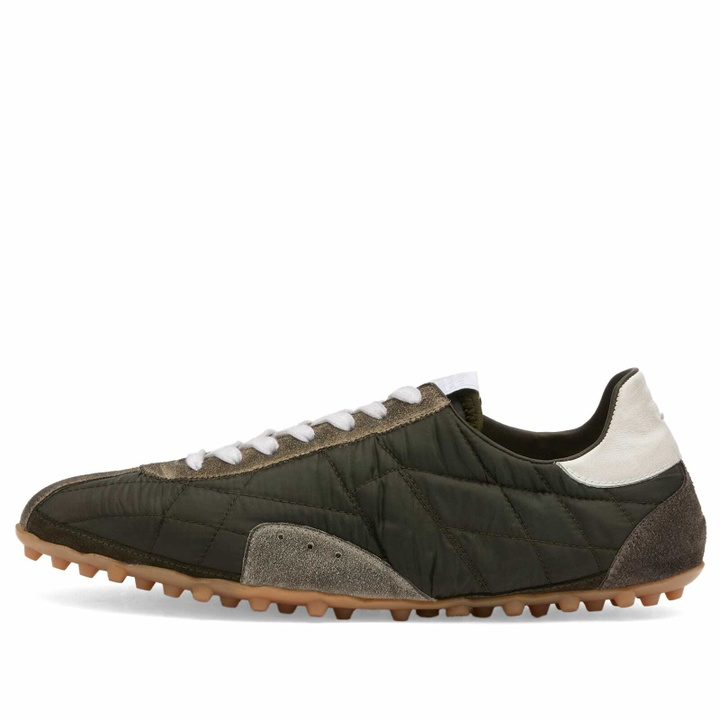 Photo: Maison Margiela Men's Sprinters Low Top Sneaker in Dark Green/White/Grey