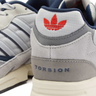 Adidas Men's Torsion Super Sneakers in Grey/Silver