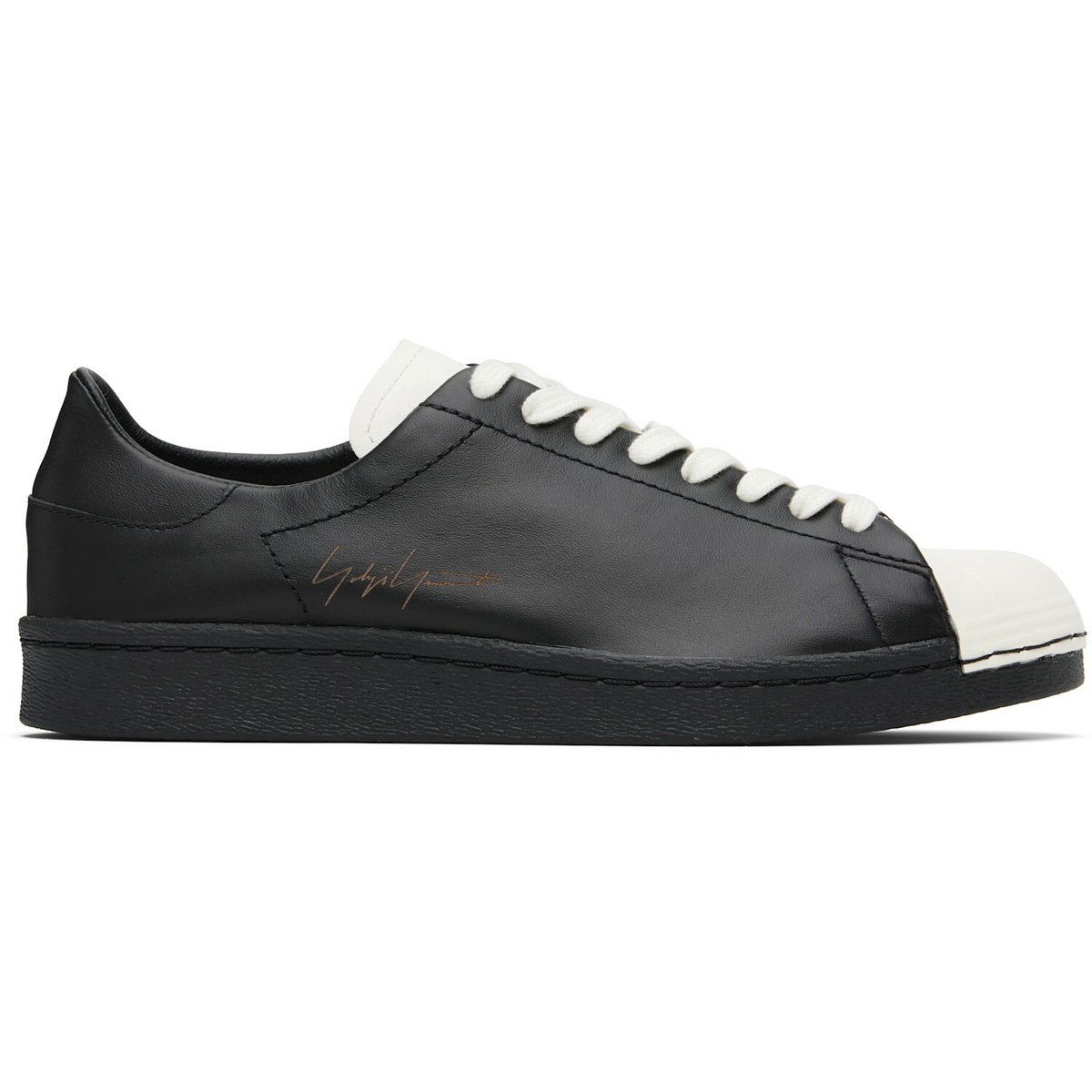 Y-3 Black Superstar Sneakers