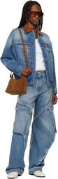 Versace Blue Trucker Denim Jacket