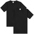 Reigning Champ Lightweight Jersey T-Shirt - 2 Pack in Black