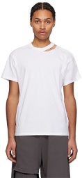 MM6 Maison Margiela White Safety Pin T-Shirt
