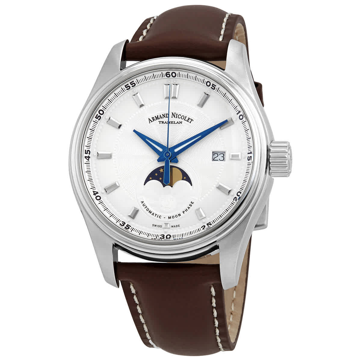 Armand Nicolet MH2 Automatic Silver Dial Mens Watch A640L-AG-P140MR2