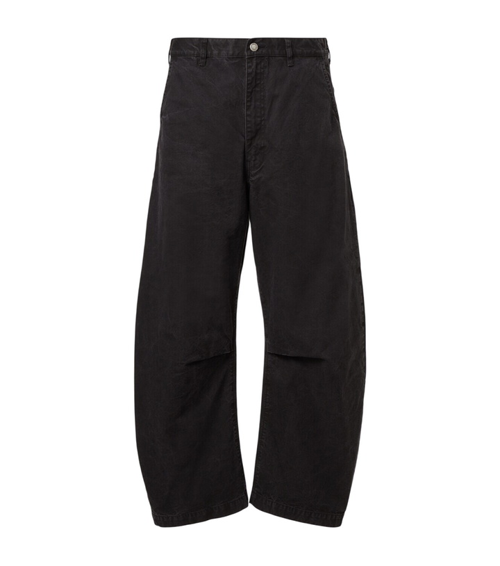 Photo: Comme des Garçons Homme Mid-rise barrel-leg jeans