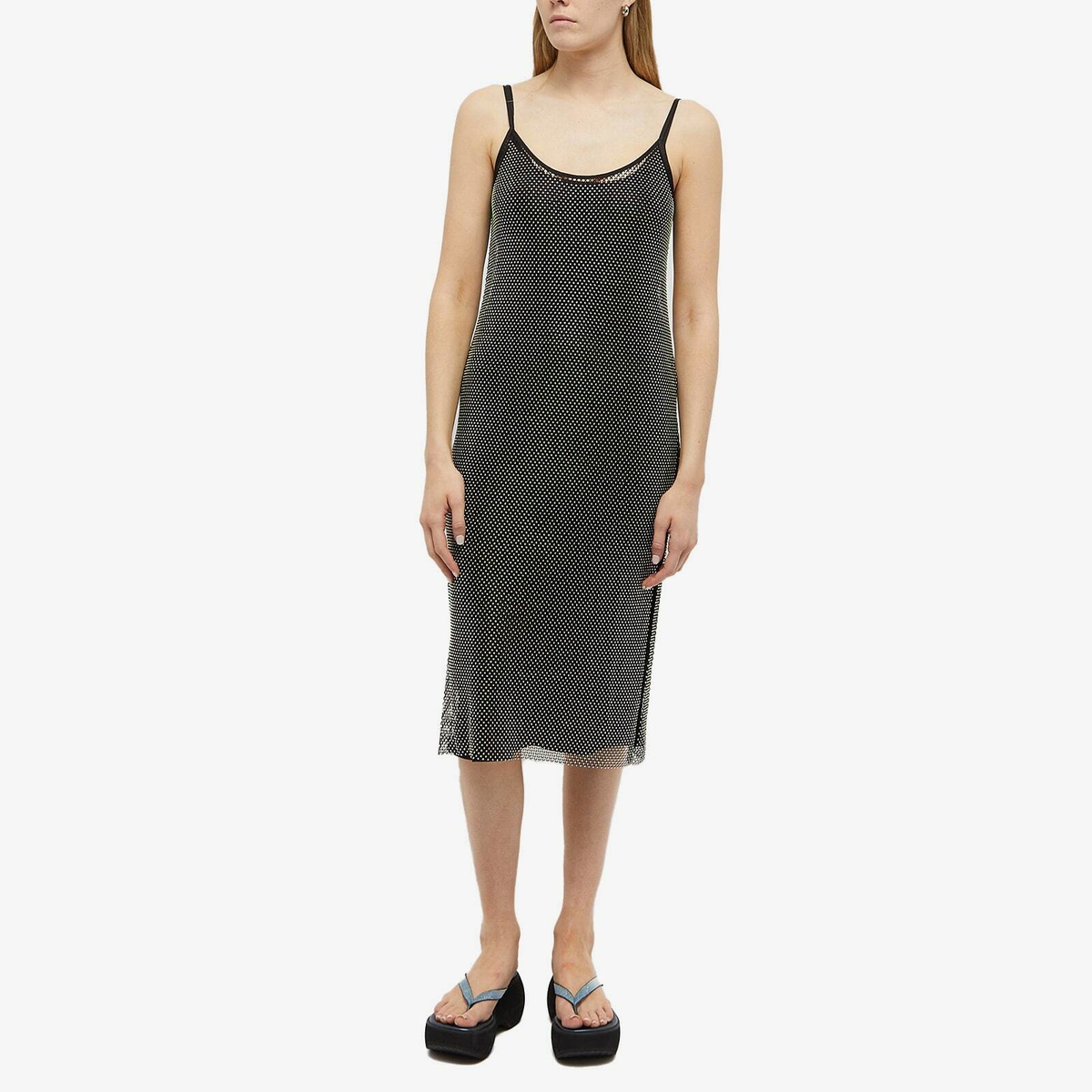 Stine Goya Women's Oakley Embellished Mesh Dress in Crystals