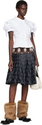 Chopova Lowena White Bluestocking Blouse