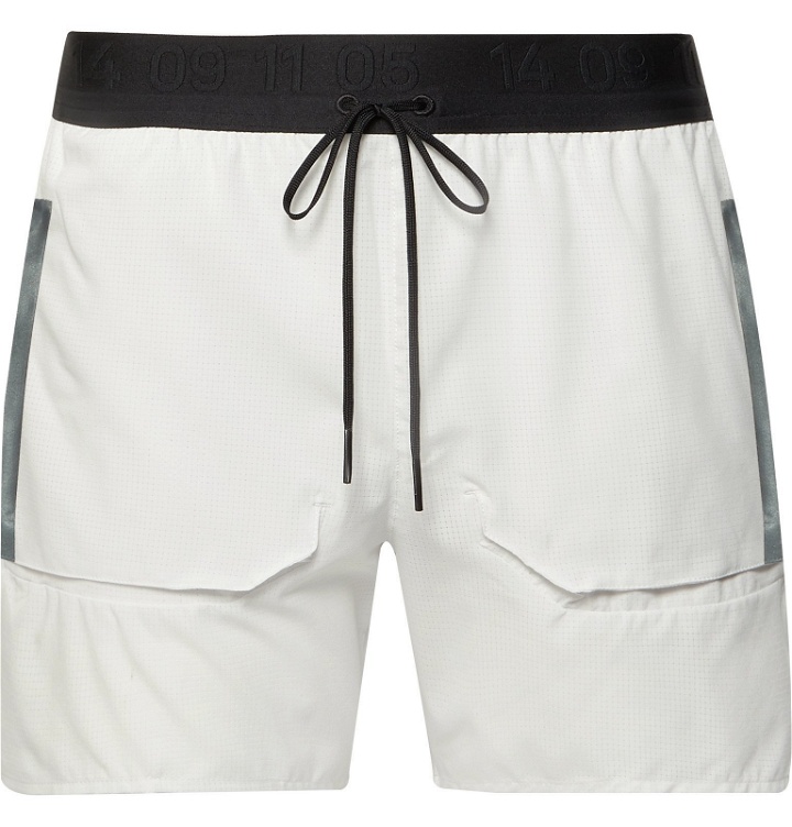 Photo: Nike Running - Slim-Fit Mesh Drawstring Shorts - White