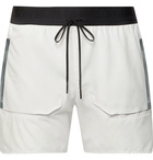 Nike Running - Slim-Fit Mesh Drawstring Shorts - White