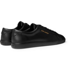 SAINT LAURENT - Andy Leather Sneakers - Black