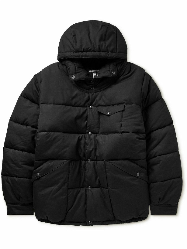 Photo: Monitaly - Padded Quilted Shell Parka - Black