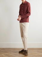 Mr P. - Cotton-Jersey Shirt - Burgundy