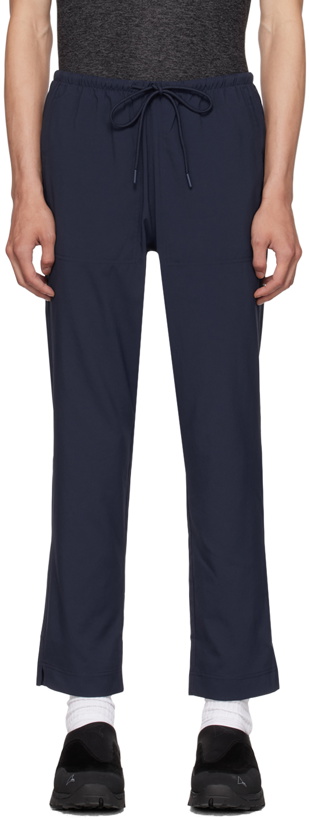 Photo: Outdoor Voices Navy SolarCool Tourist Track Pants