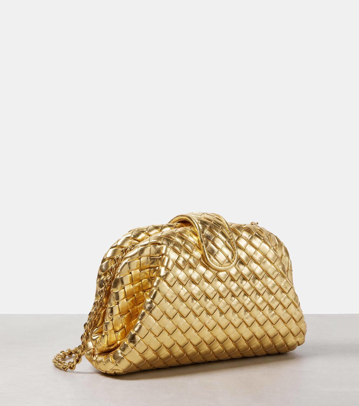 Bottega Veneta Lauren 1980 Small Intrecciato leather clutch