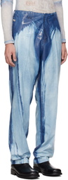 Diesel Blue Regular Waist D-ASKAR Slim Jeans