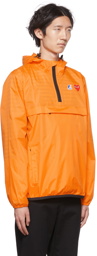 COMME des GARÇONS PLAY Orange K-Way Edition Nylon Jacket