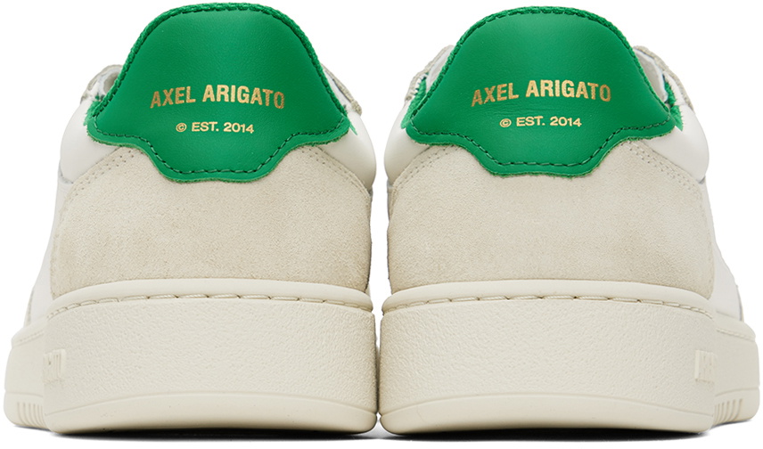 Axel Arigato White & Green Dice Lo Sneakers Axel Arigato