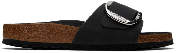 Photo: Birkenstock Black Narrow Madrid Big Buckle Sandals