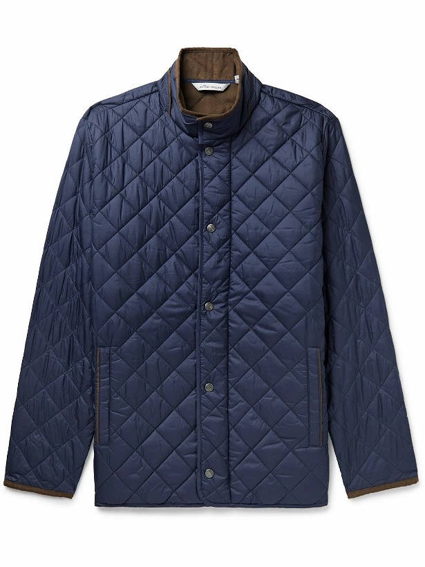 Photo: Peter Millar - Suffolk Quilted Shell Jacket - Blue