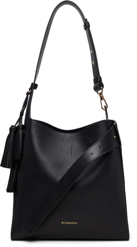 Photo: Givenchy Black Medium Belted Leather Tote