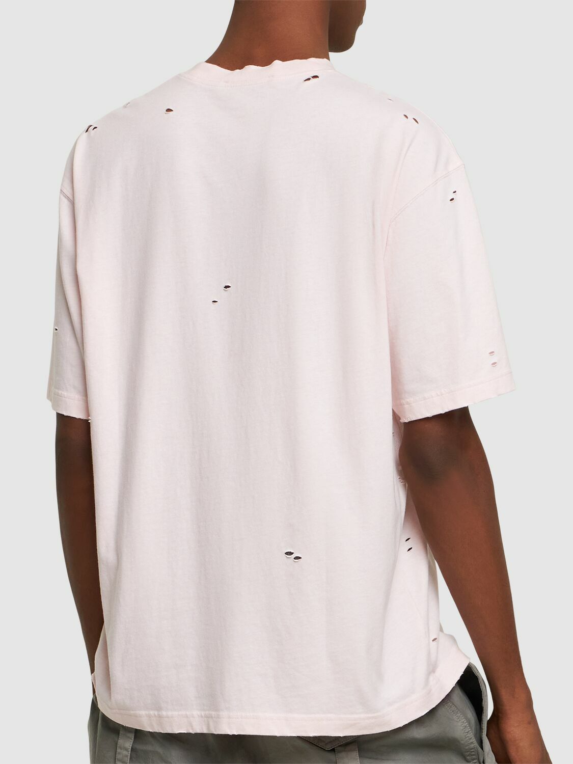 ★人気★【Acne Studios】EXFORD BUTTON LOGO T-SHIRT ACNE STUDIOS Exford Button Logo T-shirt Acne Studios
