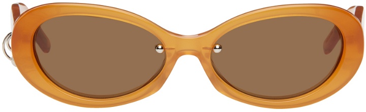Photo: Justine Clenquet SSENSE Exclusive Orange Drew Sunglasses