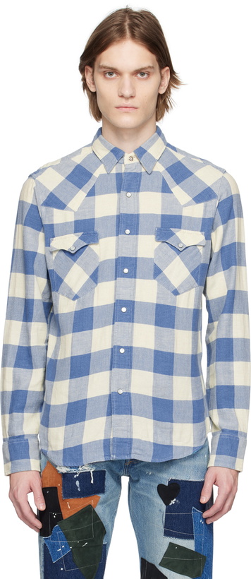 Photo: RRL Blue Check Shirt