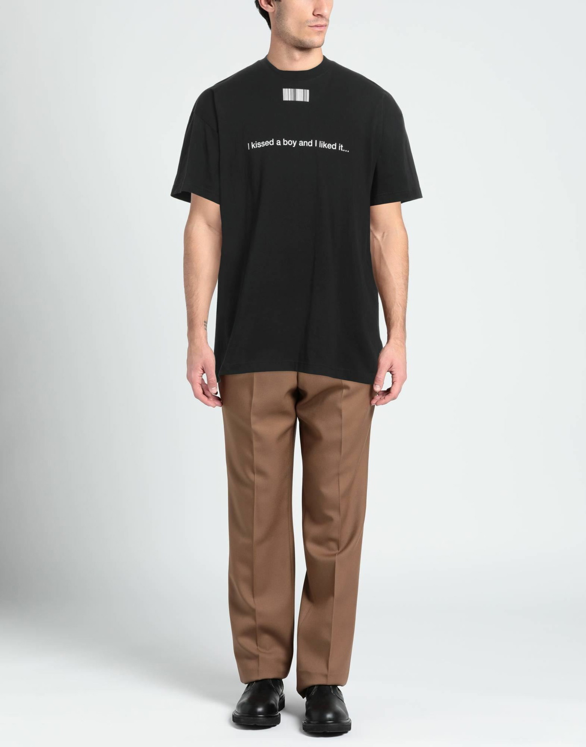 Vetements Mens T-shirt in Black