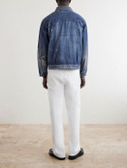 Neighborhood - Distressed Denim Jacket - Blue
