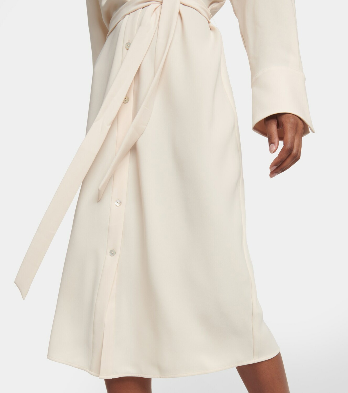 Vince Belted midi shirt dress