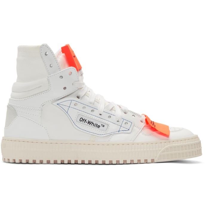 Photo: Off-White White Low 3.0 High-Top Sneakers 