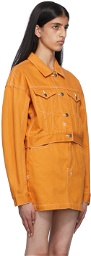 Ksubi Orange Billie Denim Jacket