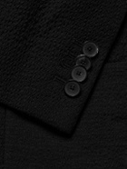 Mr P. - Wool-Blend Seersucker Blazer - Black