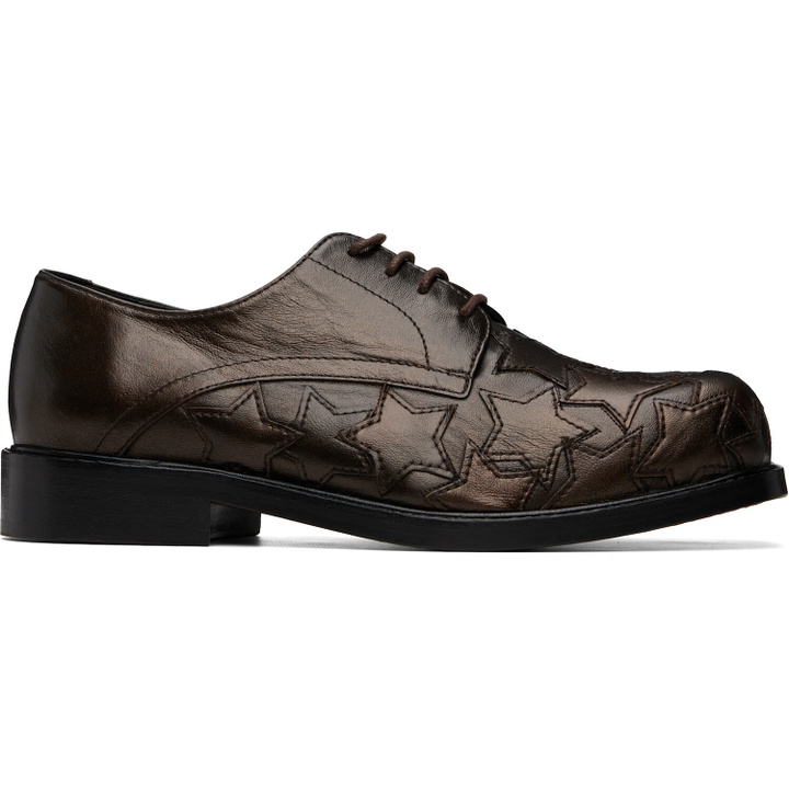 Photo: Stefan Cooke Brown Star Square Toe Derbys
