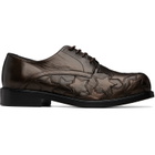 Stefan Cooke Brown Star Square Toe Derbys