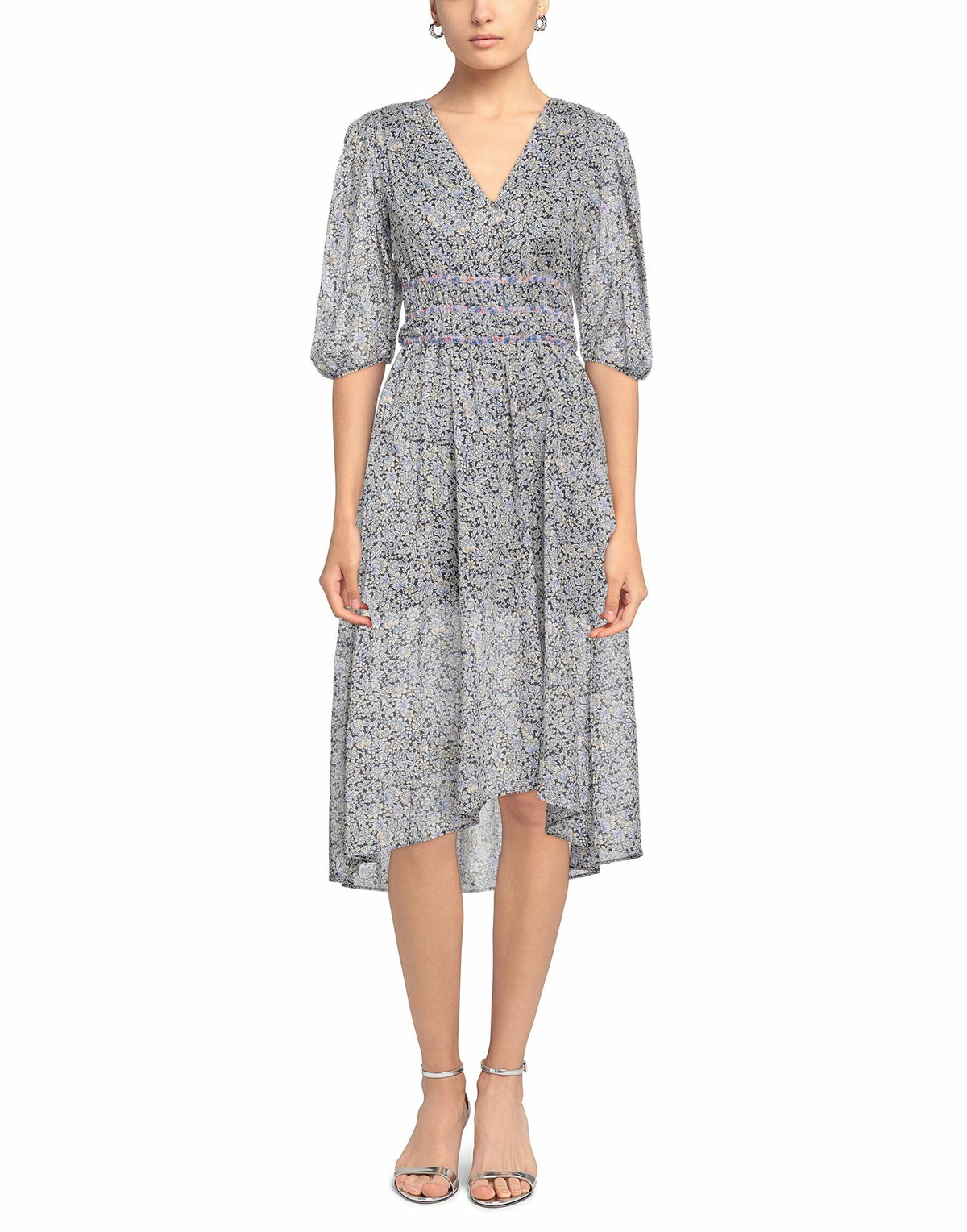 Maje Womens Midi dress Lilac