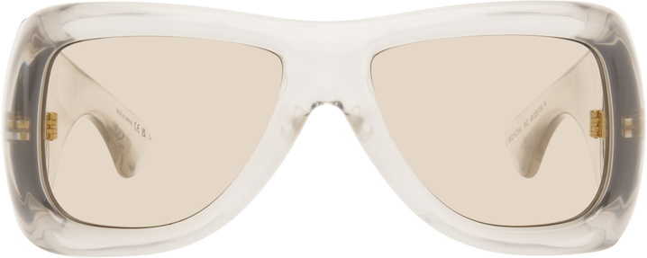 Photo: Saint Laurent Beige SL 902 Howl Sunglasses
