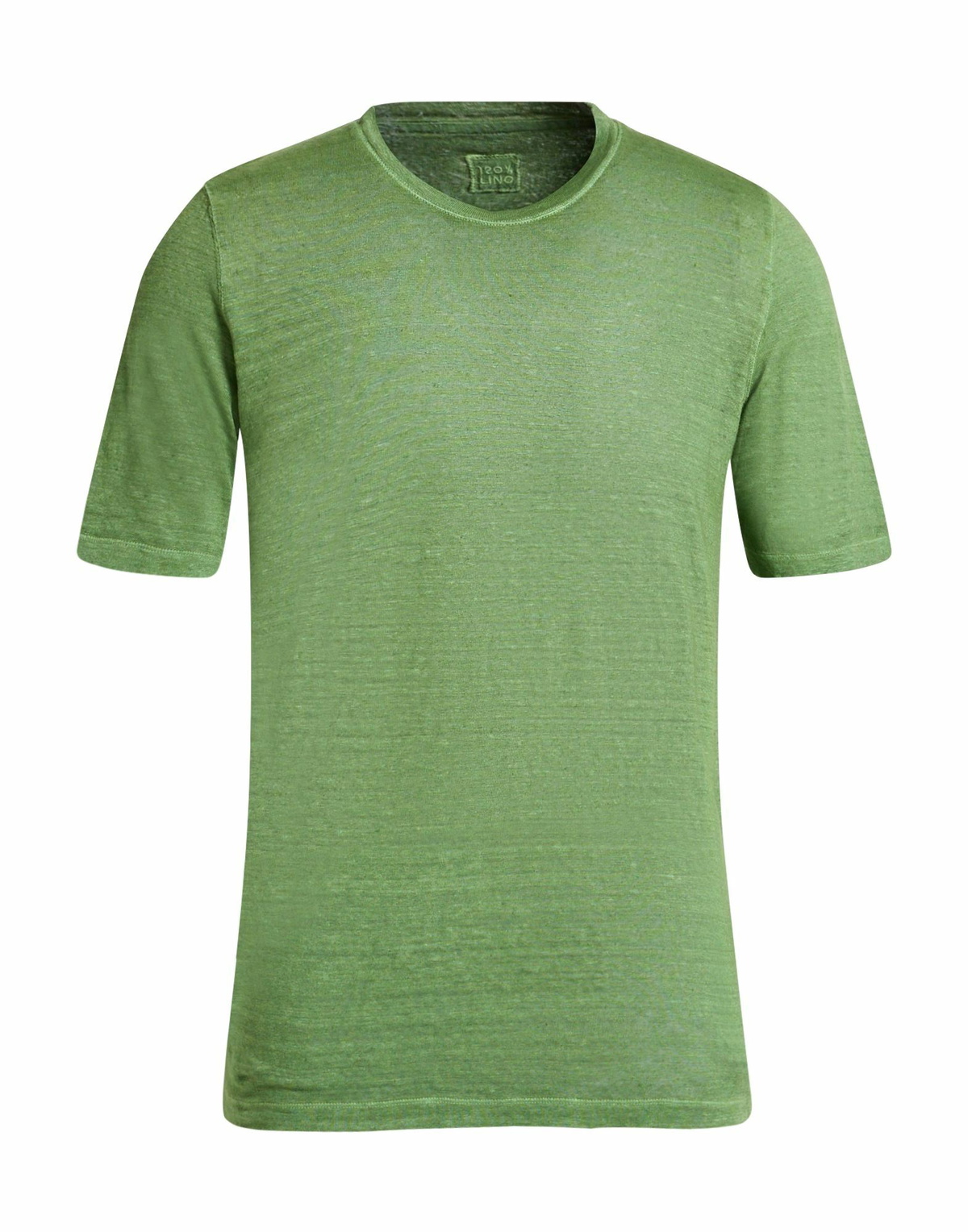 120% Lino Mens T-shirt in Green