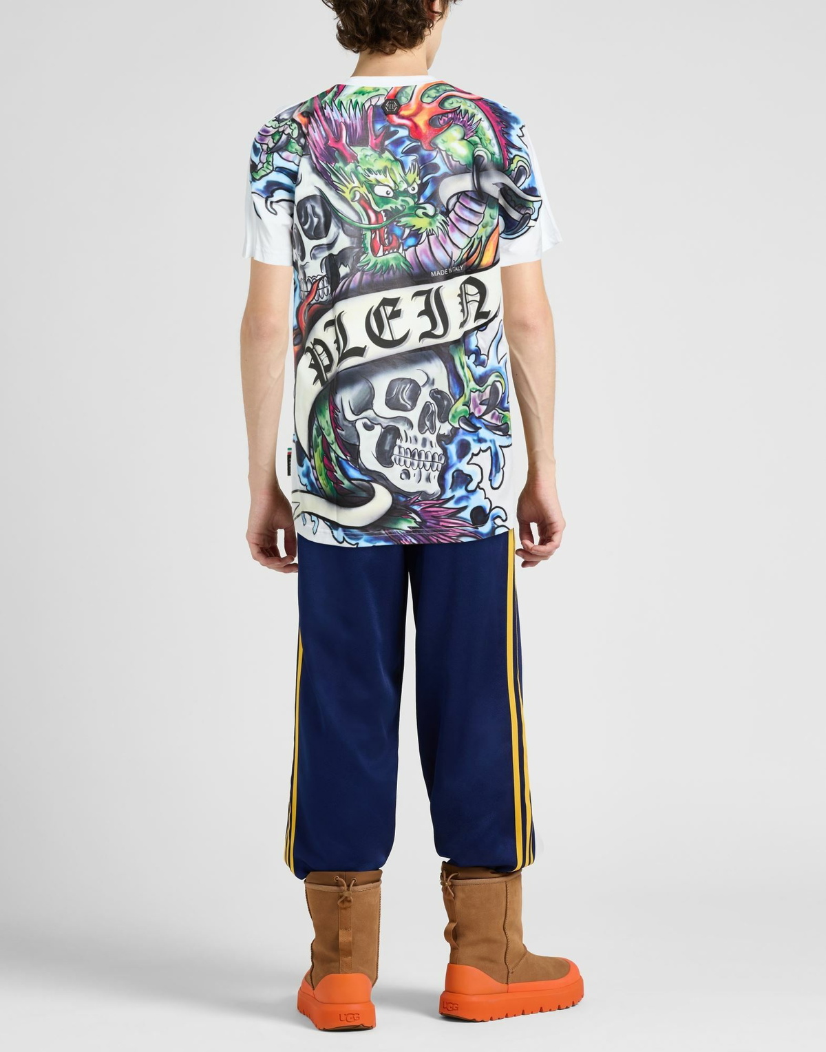 Philipp Plein Mens T-shirt in White