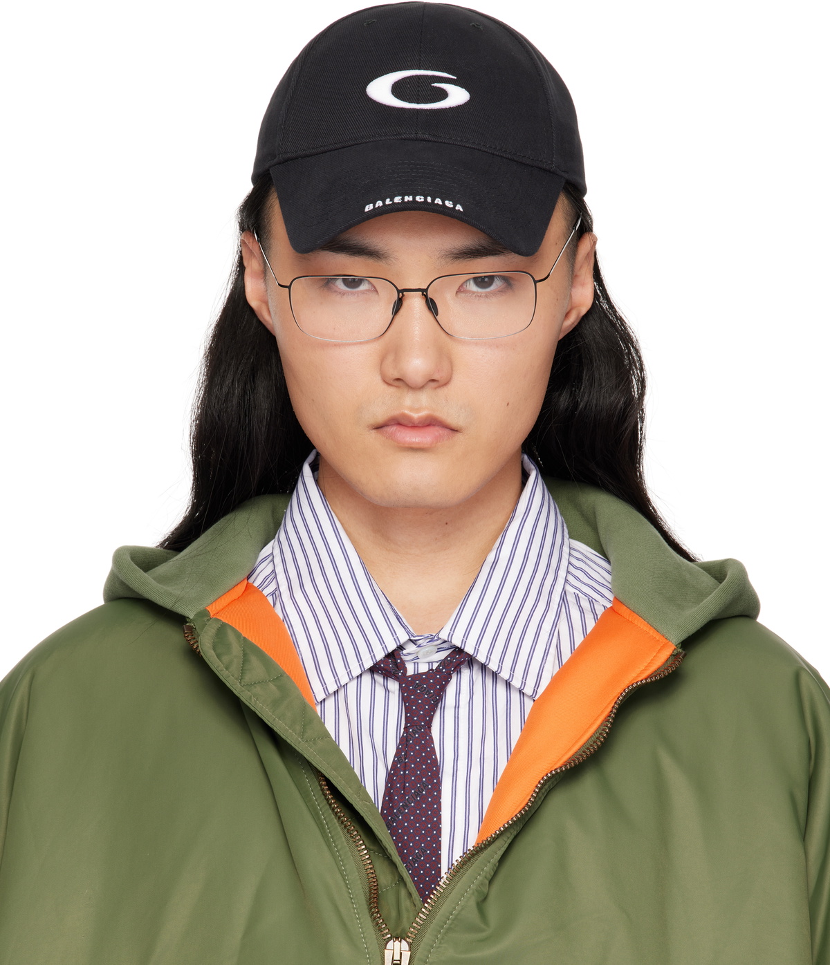 Balenciaga Black Political Stencil Cap Balenciaga