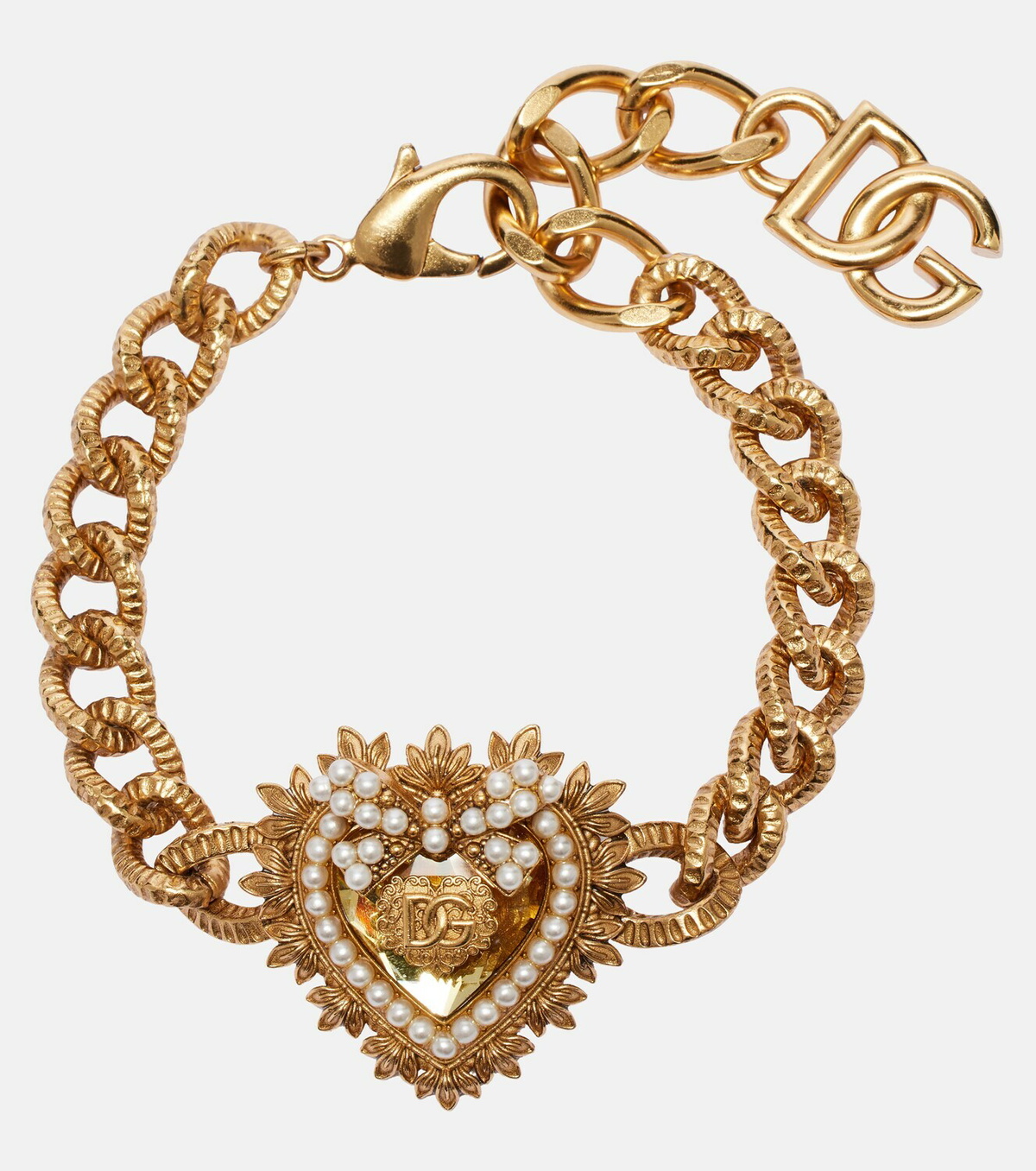 Dolce&Gabbana Devotion faux pearl-embellished bracelet