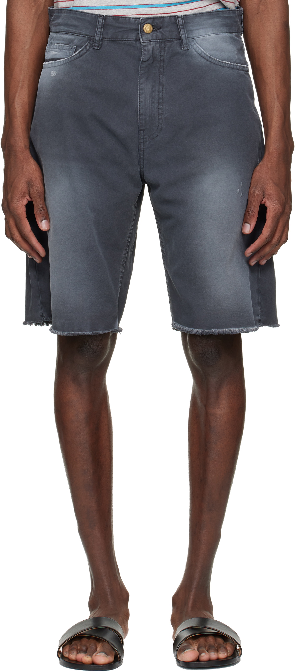 Stockholm (Surfboard) Club Black 5-Pocket Chino Shorts