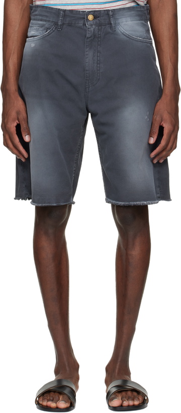 Photo: Stockholm (Surfboard) Club Black 5-Pocket Chino Shorts