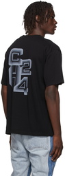 C2H4 Black Space Rate Logo T-Shirt