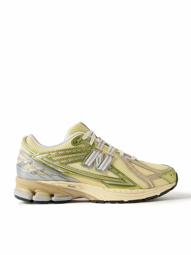 Photo: New Balance - 1906R Rubber-Trimmed Mesh Sneakers - Yellow