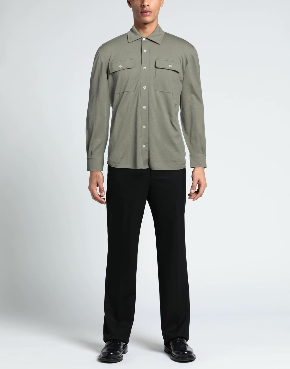 Brunello Cucinelli Mens Shirt in Sage green