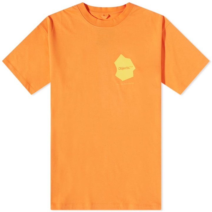 Photo: Objects IV Life Men's Continuity Print T-Shirt in Studio Orange
