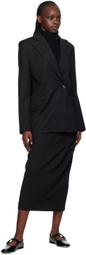 lesugiatelier Black Layered Maxi Skirt