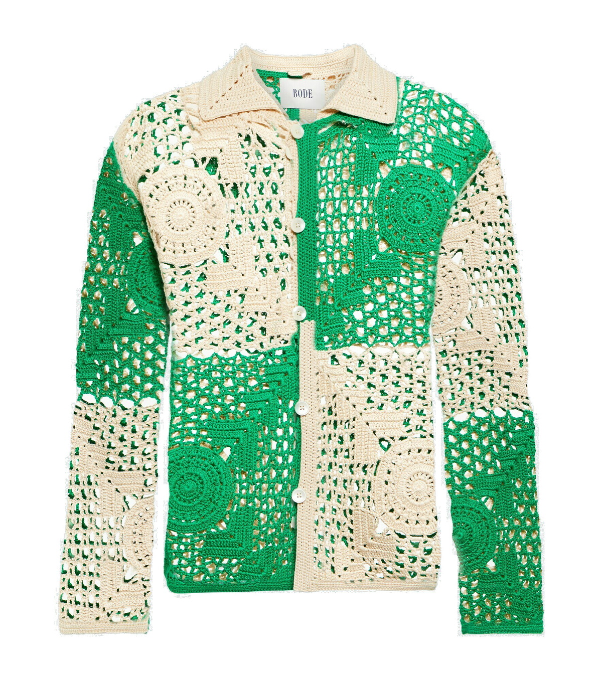 Bode Crocheted Cropped Jacket 最終値下げ ）bode crocheted cropped jacket - メルカリ