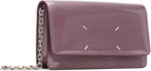 Maison Margiela Pink Four Stitches Chain Wallet Bag
